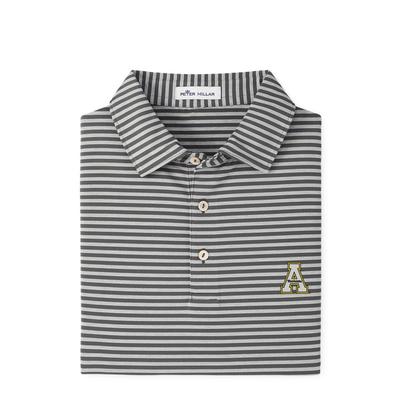 Appalachian State Peter Millar Mills Stripe Polo