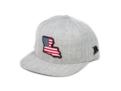 State of Louisiana Branded Bills Rogue Patriot Flatbrim Hat