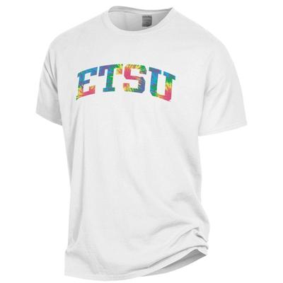 ETSU Tie Dye Arch Short Sleeve Tee