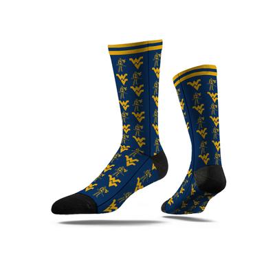 West Virginia Strideline Crew Socks