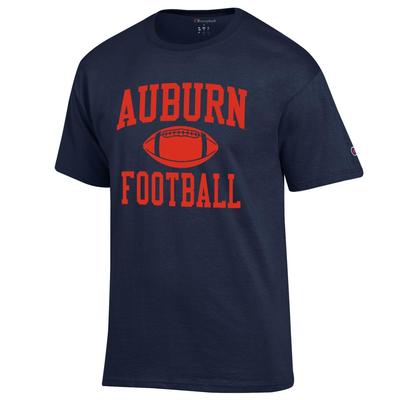 Auburn Champion Men's Basic Football Tee Shirt