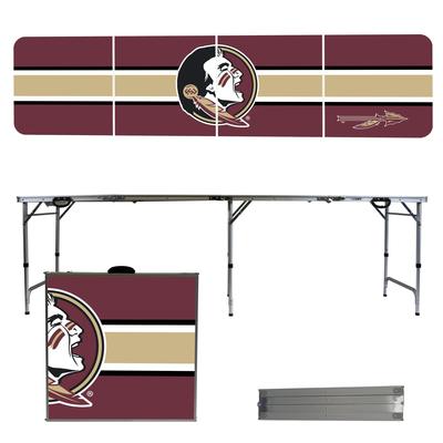 Florida State Striped Tailgate Table