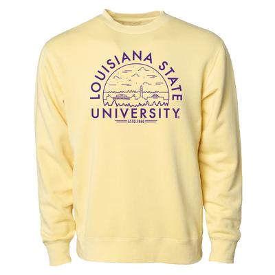 LSU Women's Uscape Pigment Dyed Fleece