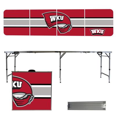 Western Kentucky Striped Tailgate Table