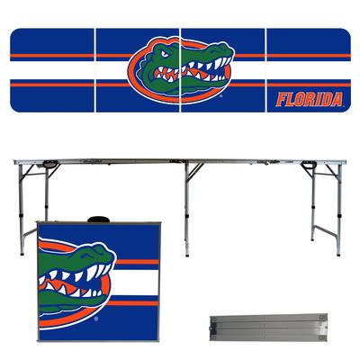 Florida Gators Striped Tailgate Table