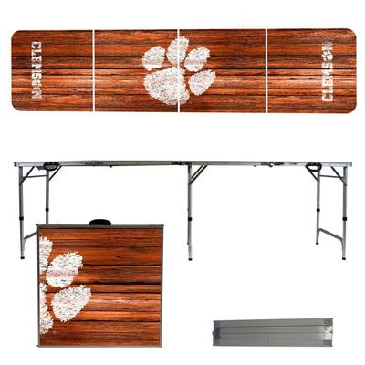 Clemson Weathered Faux Wood Tailgate Table