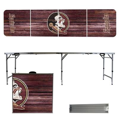 Florida State Weathered Faux Wood Tailgate Table