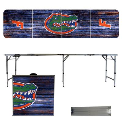 Florida Gators Weathered Faux Wood Tailgate Table