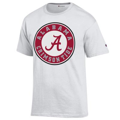 Alabama Champion Men's Giant Circle A Logo Tee