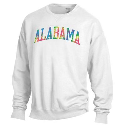 Alabama Tie Dye Arch Long Sleeve Crew