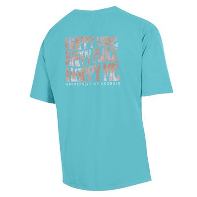 Georgia Happy Vibes Short Sleeve Tee