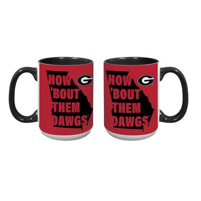 Georgia 15 oz Georgia How About Them Dawgs State Mug