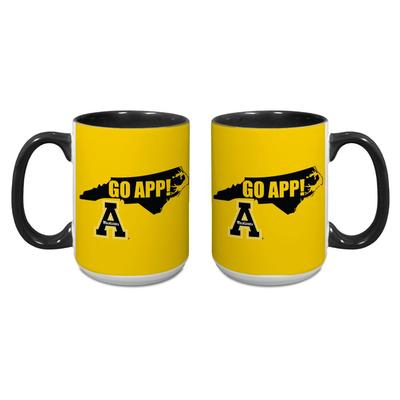 Appalachian State 15 oz App State Go App Mug