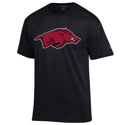 Arkansas Champion Men's Giant Running Hog Logo Tee