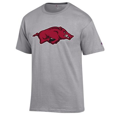 Arkansas Champion Men's Giant Running Hog Logo Tee