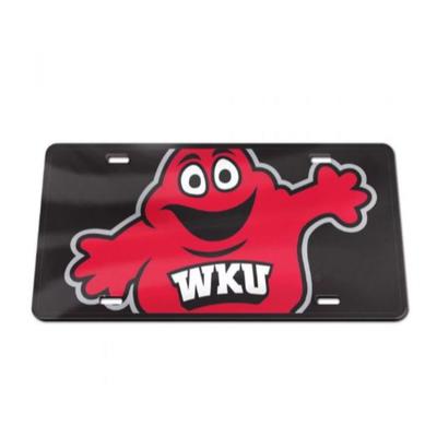 Western Kentucky Acrylic Big Red License Plate