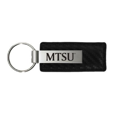 MTSU Carbon Fiber Leather Key Chain