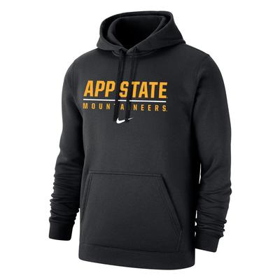 Appalachian State Nike Club Fleece Hoody