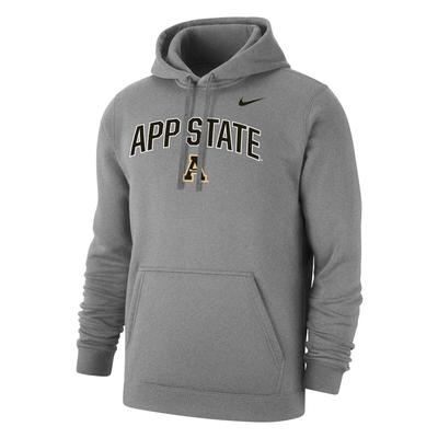 Appalachian State Nike Club Fleece Arch Hoody