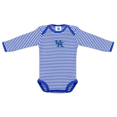 Kentucky Infant Striped Long Sleeve Onesie