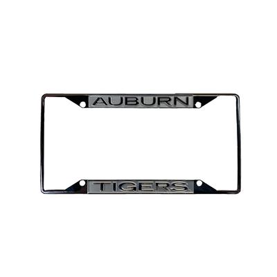 Auburn Metallic License Plate Frame
