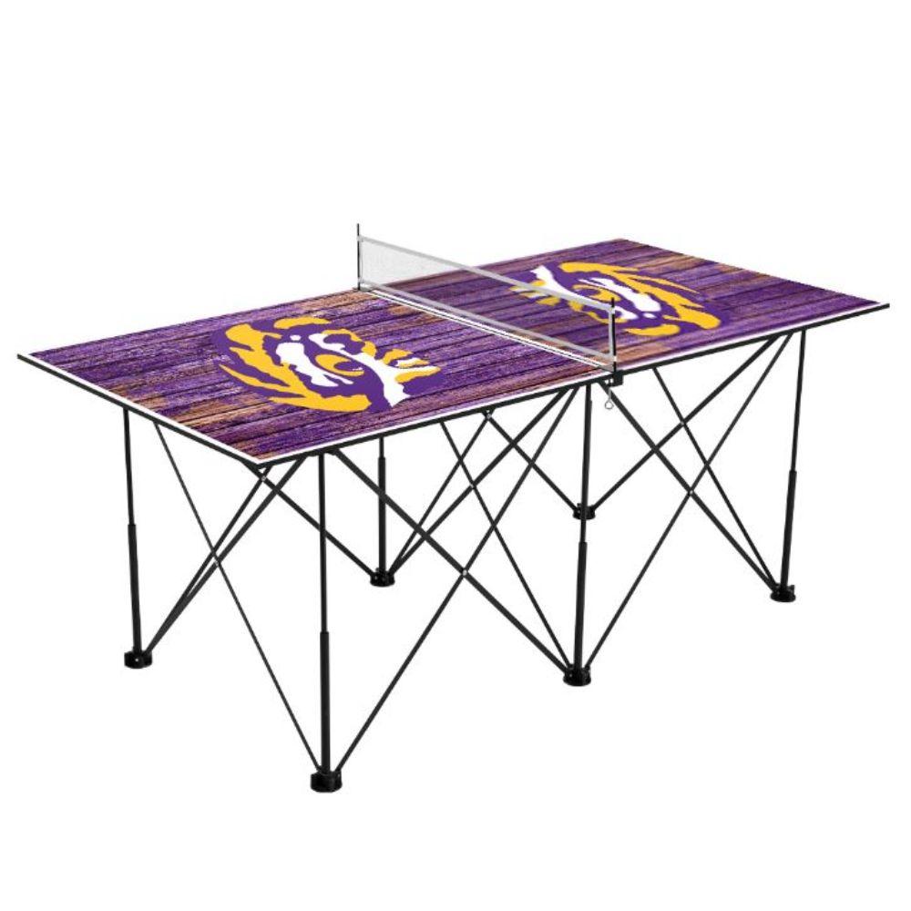  Lsu Pop- Up Portable Table Tennis Table