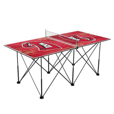 Western Kentucky Pop-Up Portable Table Tennis Table