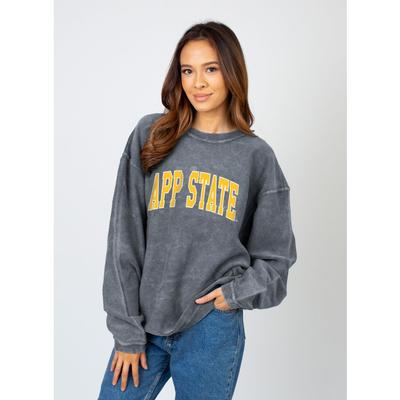 Appalachian State Chicka-D Women's Tall Outline Arc Corded Sweatshirt