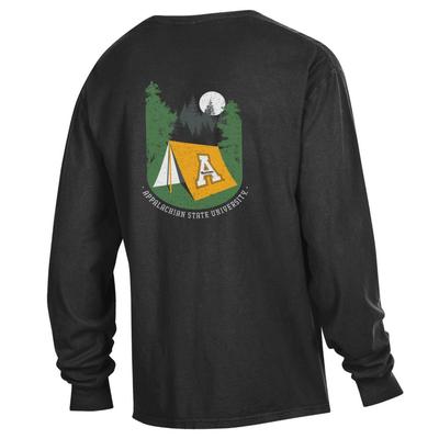Appalachian State Tent Long Sleeve Comfort Colors Tee