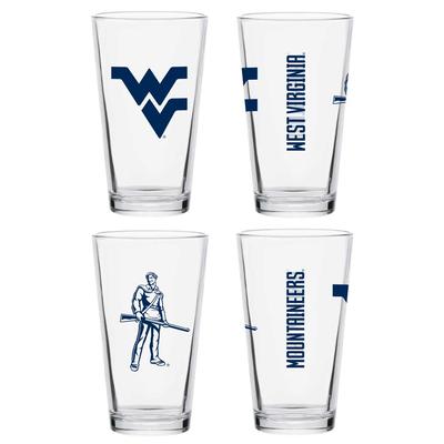 West Virginia 16 oz Core Pint Glass