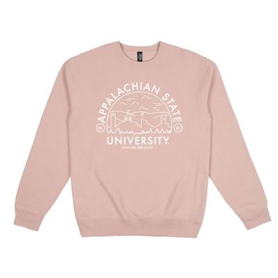 Appalachian State Uscape Heavyweight Crew Voyager Sweatshirt