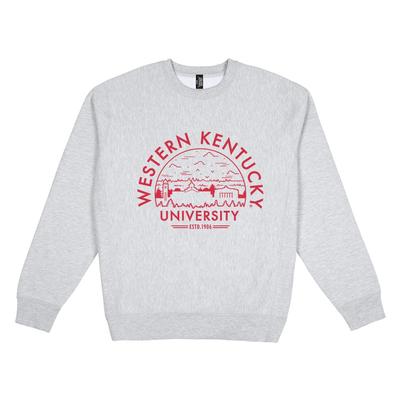 Western Kentucky Uscape Heavyweight Crew Heather Voyager Sweatshirt