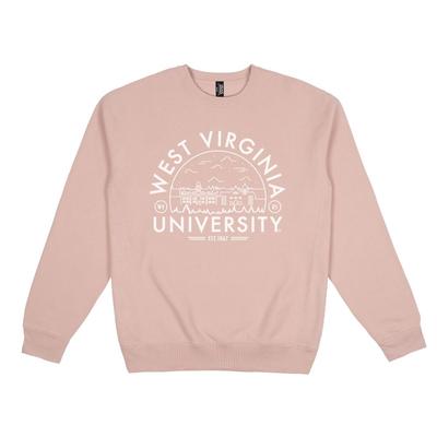 West Virginia Uscape Heavyweight Crew Voyager Sweatshirt