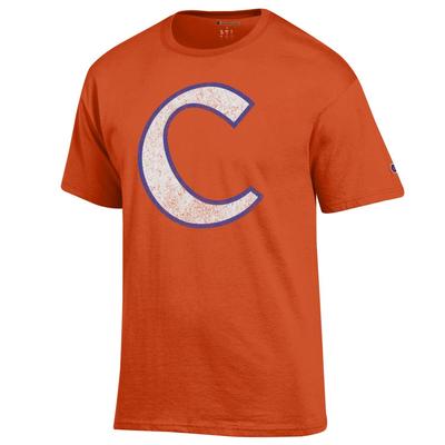 Clemson Champion Men's Giant C Logo Tee
