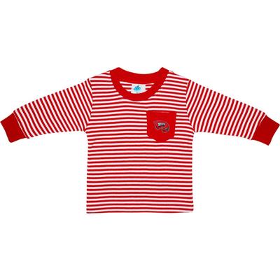 Western Kentucky Toddler Striped Long Sleeve Pocket Tee