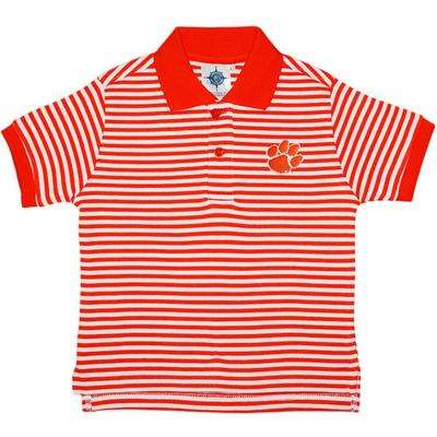 Clemson Toddler Striped Polo