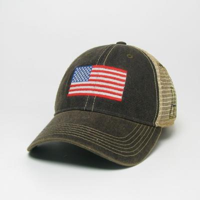 Appalachian State Legacy US Flag Adjustable Hat