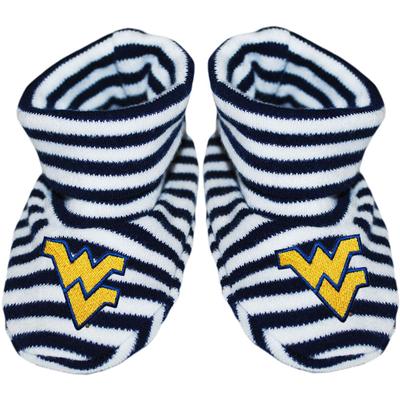 West Virginia Striped Booties