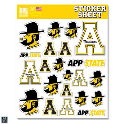 Appalachian State Sticker Sheet