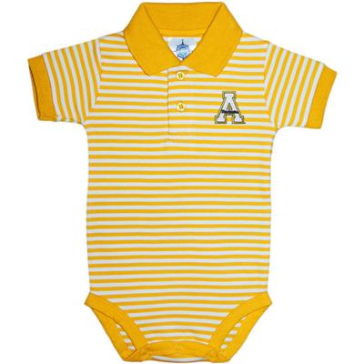 Appalachian State Infant Striped Polo Onesie