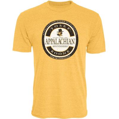 Appalachian State Roundabout Yosef Short Sleeve Triblend Tee
