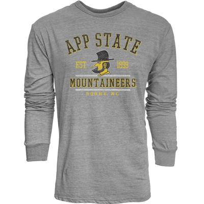 Appalachian State Arch Yosef App State Long Sleeve Triblend Tee