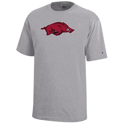 Arkansas Champion Youth Giant Razorbacks Tee