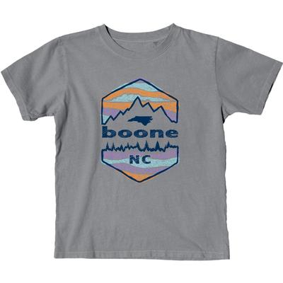 Blue 84 Youth Badge of Honor Mountains Short Sleeve Tee