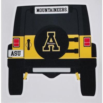 Appalachian State Jeep Decal