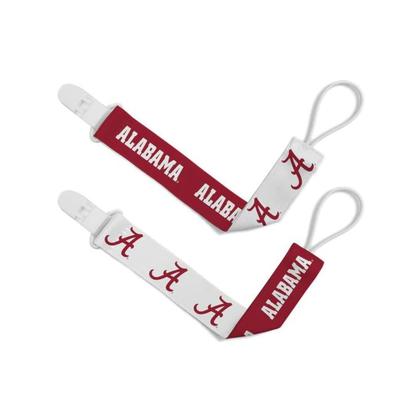 Alabama Baby Fanatic 2pk Pacifier Clip Set