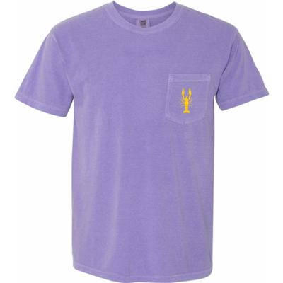 LSU Bayou Dan Men's Crawfish Comfort Colors Short Sleeve Tee