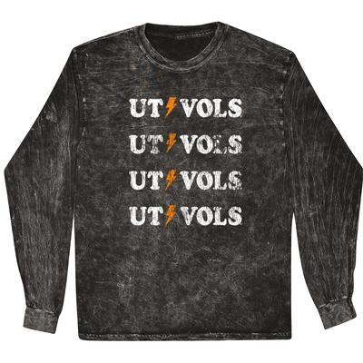Tennessee Summit Rose Mineral Wash BF Vols Rocker Long Sleeve Tee
