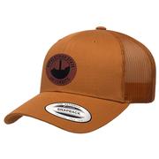  Appalachian State Uscape Faux Leather Seal Trucker Adjustable Hat