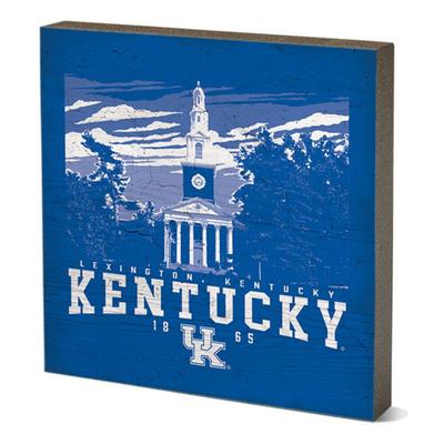 Kentucky Legacy Campus Poster Square Table Top Block